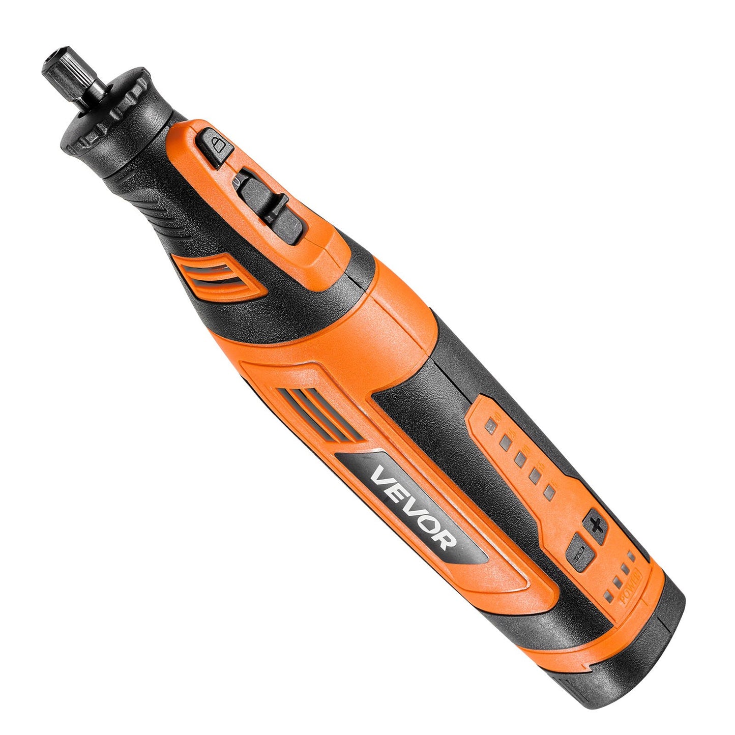 136-delars sladdlöst roterande verktygssats, DC8V bärbart mini-elroterande verktyg, 5 hastigheter 5000-30000 varv/min Multifunktionella gör-det-själv-verktyg för gravyr, slipning, polering, snidning, slipning, skärning, gör-det-själv-pyssel