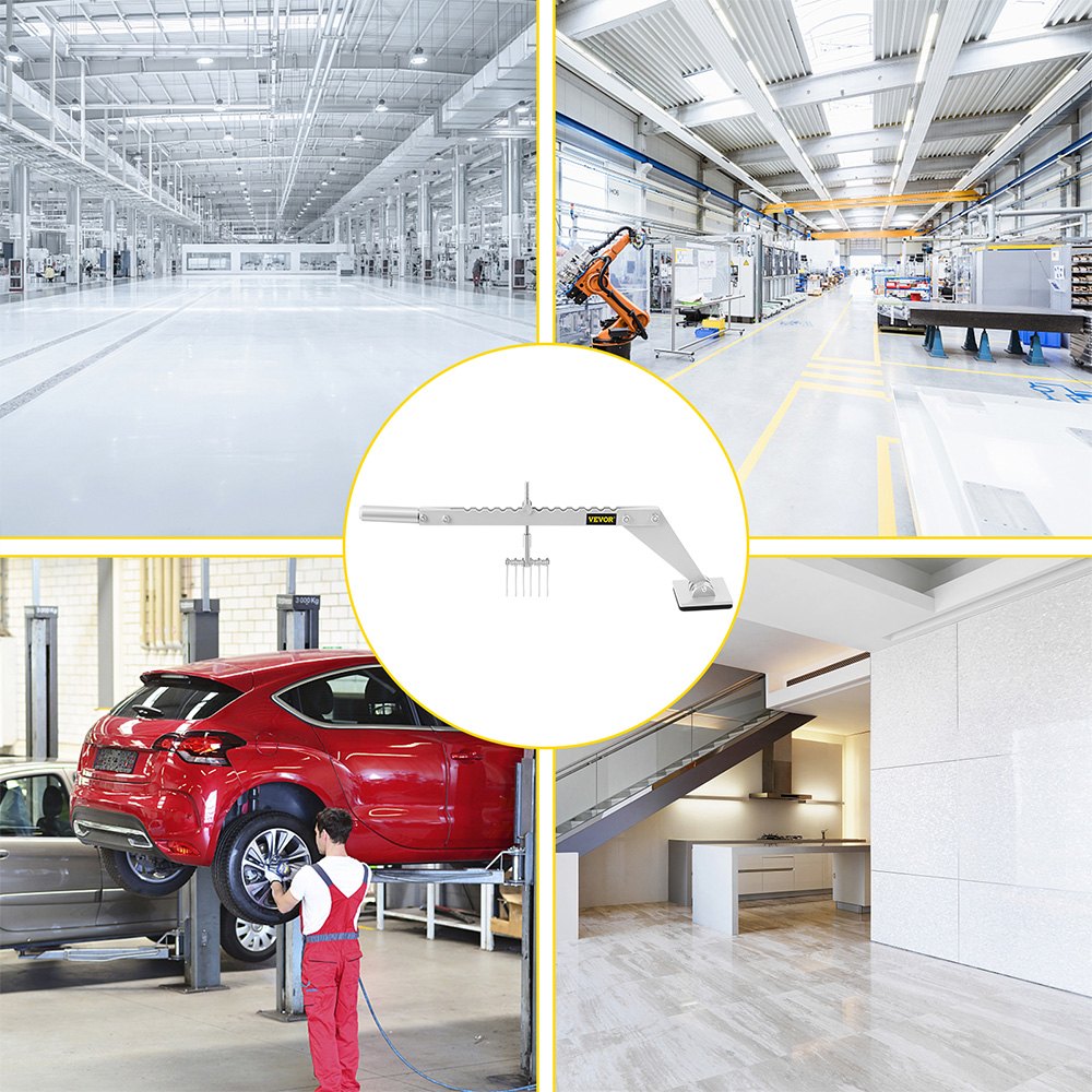 Dent Pull Lever Bar 6 Claw Hook Portable Dent Pull Bar Aluminum Alloy Dent Puller Single Leg Lifter for Car Dent Repairing