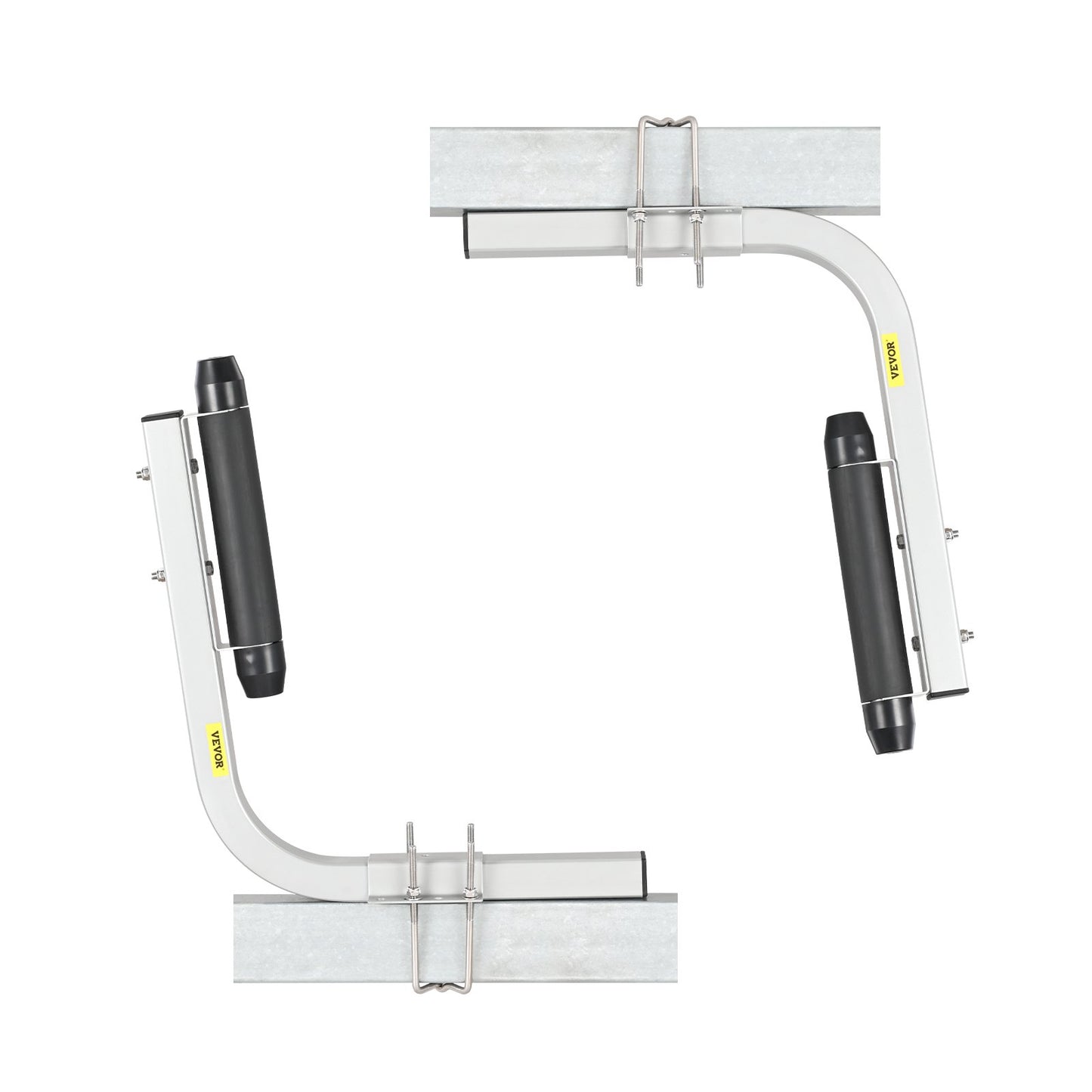 Båttrailerstyrning, 52,1 cm justerbara släpvagnsstyrstänger, 2 st rostfria galvaniserade stålsläpvagnsstyrningar, kraftig rullstyrningsdesign, för skidbåt, fiskebåt eller segelbåtstrailer