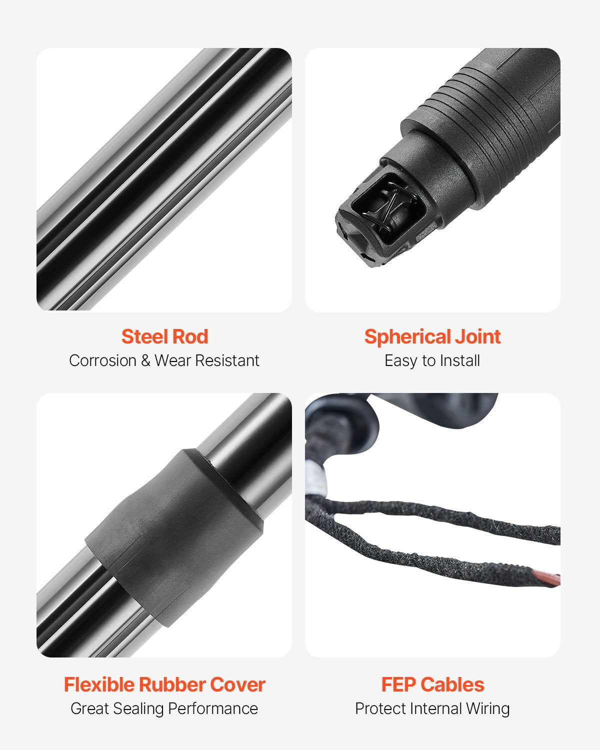 Rear Left & Right Tailgate Power Lift Support, Compatible with 2012-2020 Skoda Octavia III, Electric Tailgate Liftgate Power Hatch Shock Strut Replace OE# 575827851 575827851A 575827851B (2PCS)