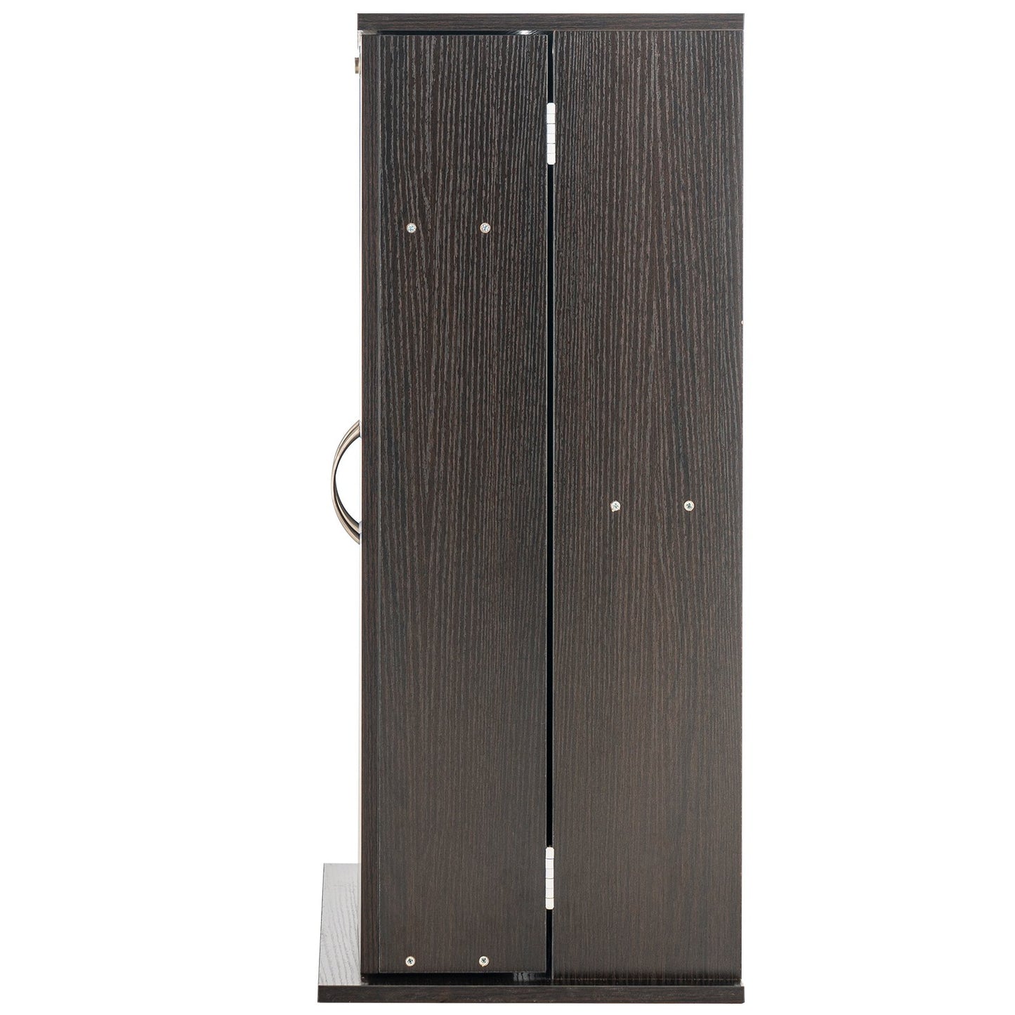 Media Storage Cabinet, DVD Cabinet with Doors and Shelves, CD Storage Holds up to 576 CDs, Adjustable DVD Shelf, Protects & Organizes Music, Movie, Video Games or Collections-Espresso