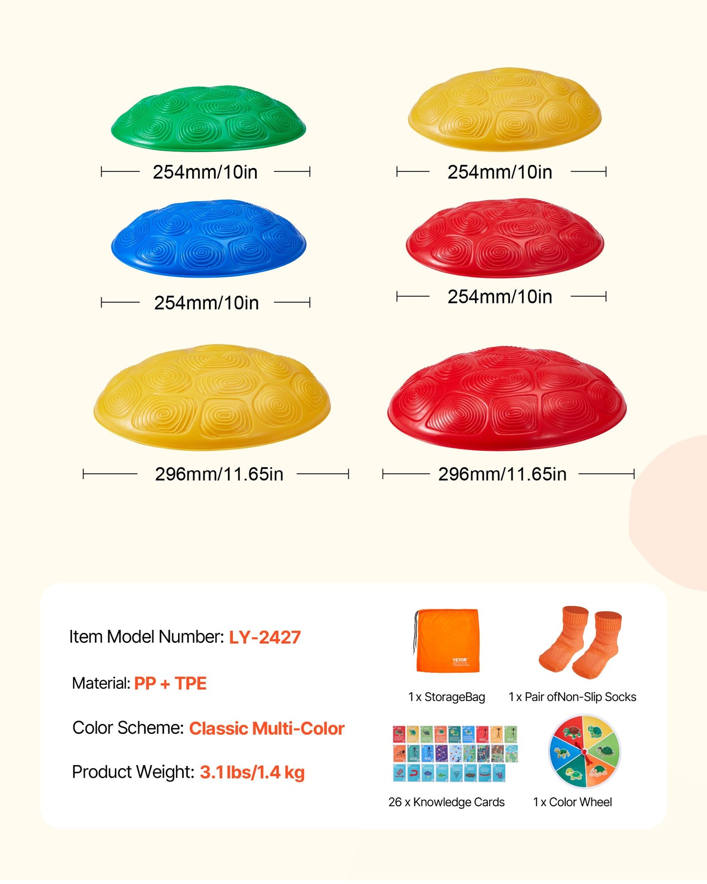 Turtle Balance Stepping Stones, 6 PCS, Up to 220 lbs Kids Turtle Jumping Stones Steps Stones, Toddler Obstacle Course Coordination Game Toys Indoor or Outdoor Play for Children Aged 3 4 5 6 7 8+