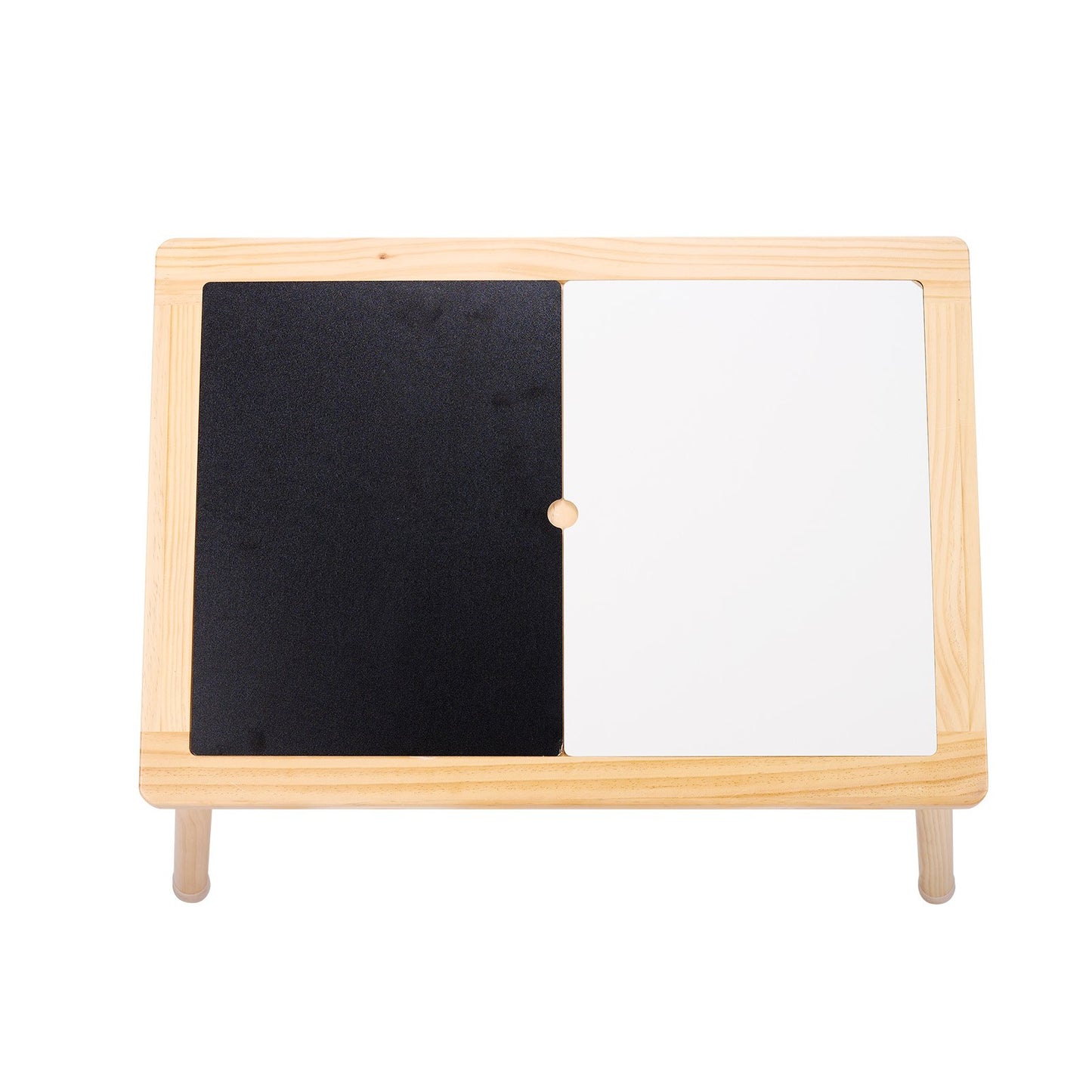 Sensoriskt bord för småbarn, aktivitetsbord för barn med 3 hopfällbara förvaringsfack och pappersrullhållare, sand- och vattenbord för inomhus-/utomhuslek, sensoriskt ritbord i trä för barn, present till pojkar och flickor