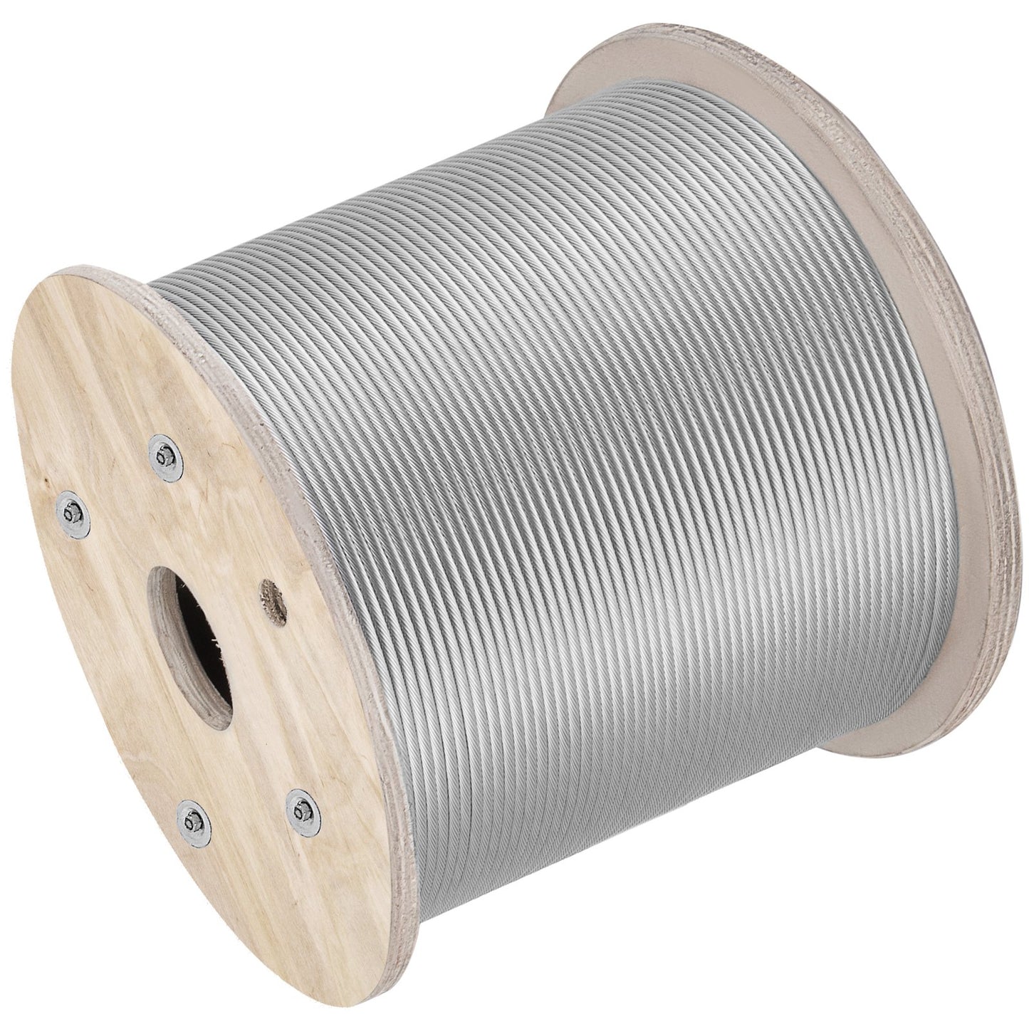 1/4" Stainless Steel Cable 200FT, T304 7x19 Tighter Core Cable Railing System Wire Rope Aircraft Deck Railing Kit Fence Wire
