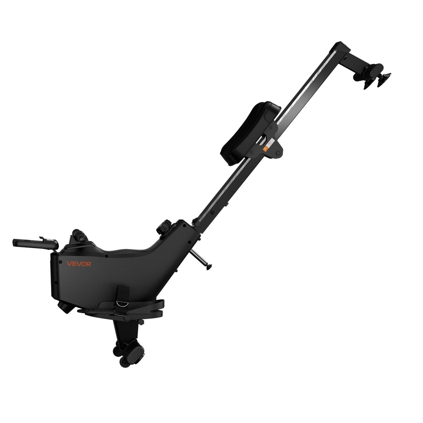 Magnetisk roddmaskin, 16-nivåers tyst motstånd, justerbar, hopfällbar roddmaskin för hemmabruk, 158 kg viktkapacitet, roddmaskiner med slät remskiva, Bluetooth-appkompatibel och LCD-skärm