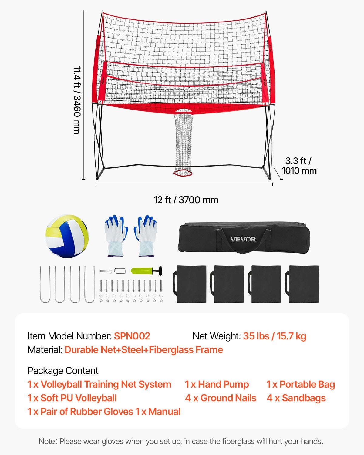 2-in-1 Volleyball Training Net System, Freely Height-Adjustable Practice Equipment with Ball Return, Portable Net Station, Easy Setup for Backyard Indoor Outdoor Serving Spiking Improve Accuracy