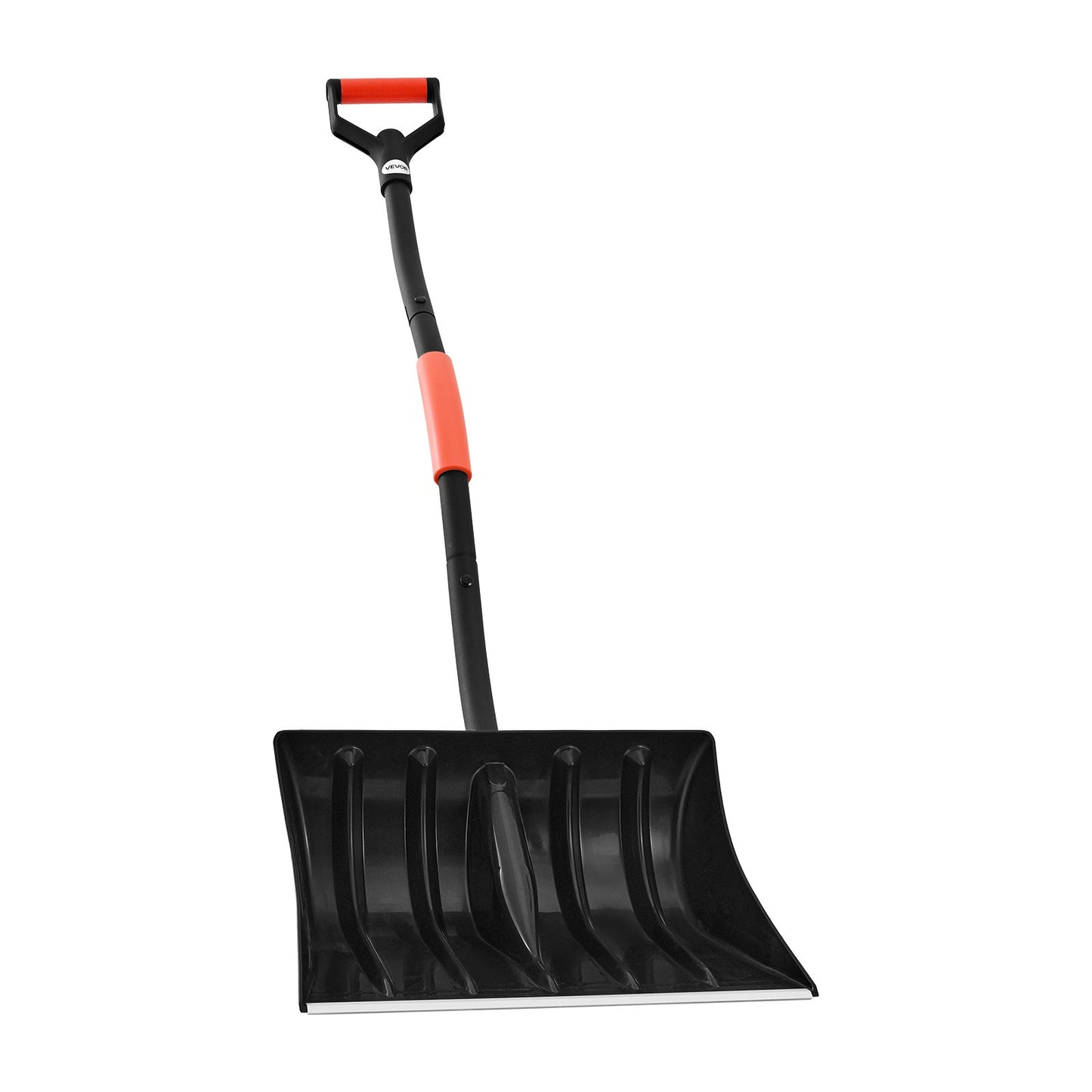 Snow Shovel for Driveway, 42cm Wide Snow Shovel with D-shaped Handles & Aluminum Blade, Large Capacity Snowplow Shovels, Lightweight Snows Removal Tool for Garden Car Camping Outdoors