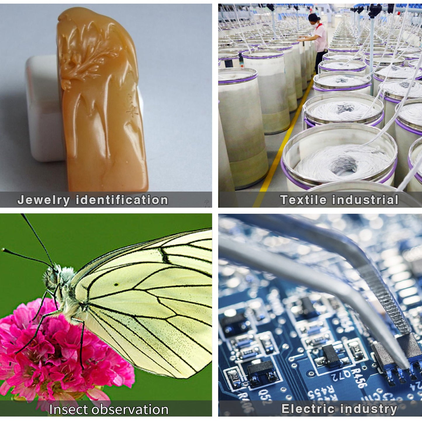 3.5X-90X Stereo Microscope 360°Swiveling Trinocular Stereo Microscope with Pillar Stand