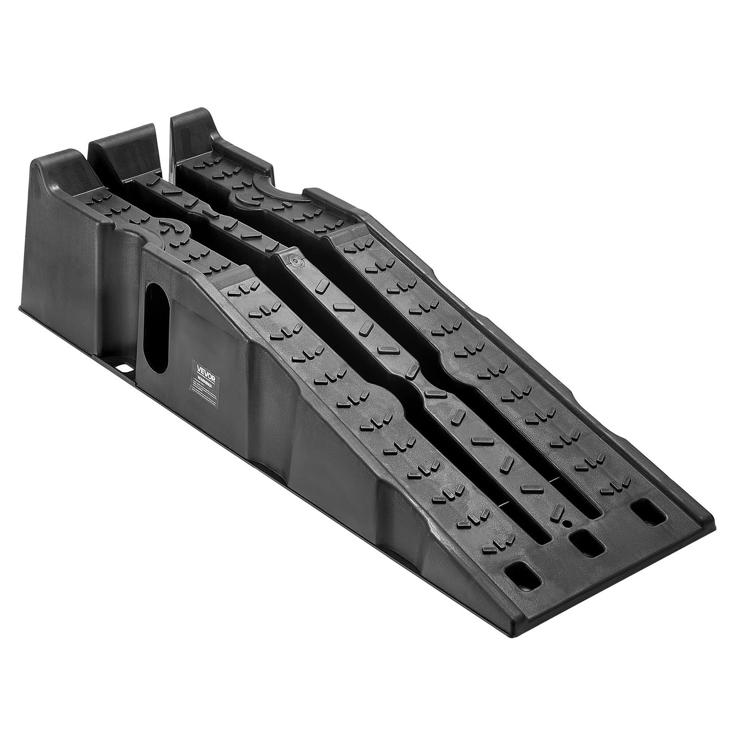 Bilramper, 2 st. 7257 kg totalvikt, 170 mm lyfthöjd, bärbara högprofilerade bilserviceramper för underhåll av hemmagarage och oljebyten, kraftiga för lastbilar, SUV-fordonsreparationer, svarta