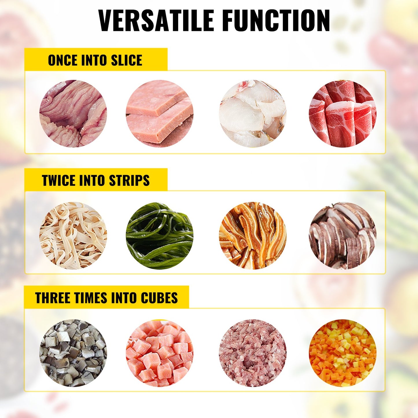 Kommersiell köttskärmaskin, 551 lbs/h 850W köttstrimlare, elektrisk köttskärare med 3,5 mm blad, restaurangskärare i rostfritt stål, för kök, stormarknad, lamm, nötkött, kyckling, röd