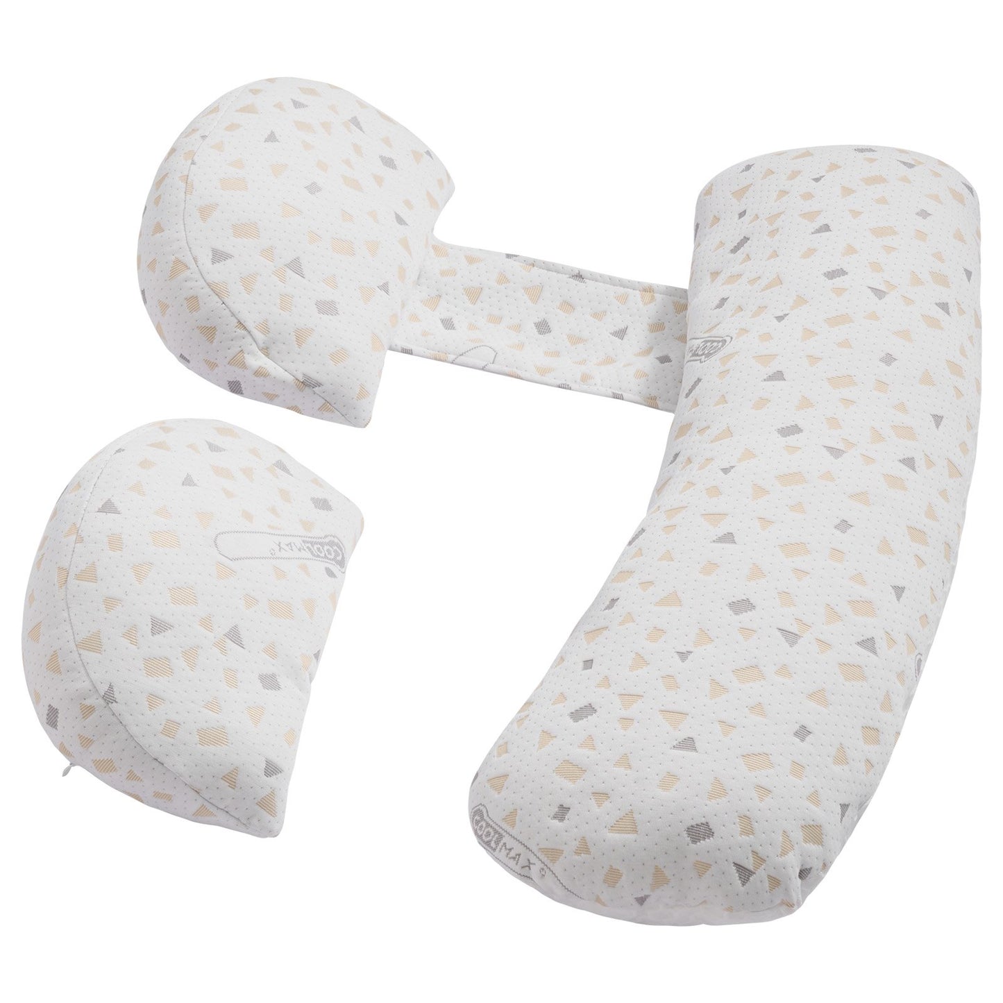 Pregnancy Pillows, Adjustable Maternity Pillow for Pregnant Women, Soft Pregnancy Body Pillow with Removable & Washable Cover for Back Belly Hip Support, Lightweight and Portable