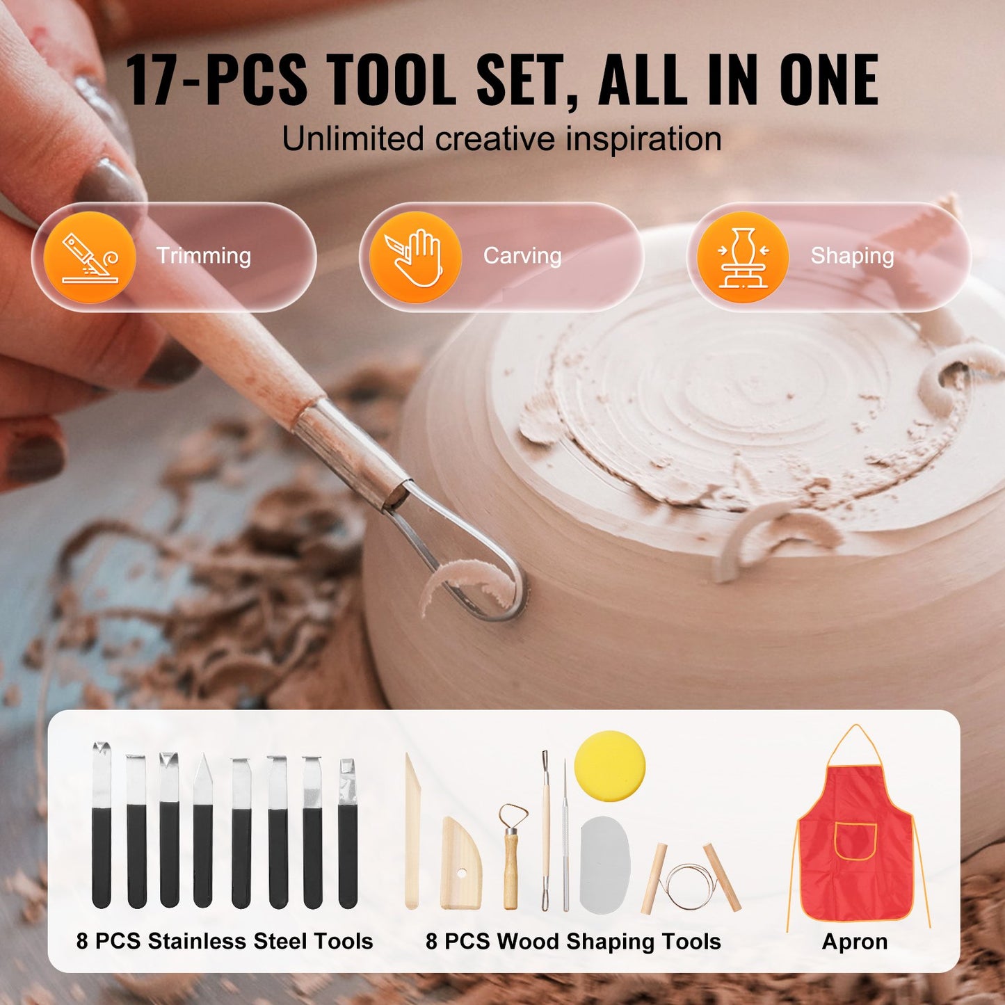 Keramikhjul, 11 tums keramikformningsmaskin, 350W elektriskt hjul för keramik med fotpedal och LCD-pekskärm, direktdrivet keramiskt hjul med formverktyg för gör-det-själv-konst, rosa