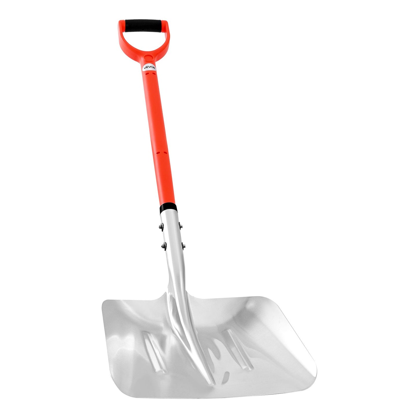 Snow Shovel for Driveway, 35cm Wide Aluminum Alloy Snow Shovel with D-shaped Handles, Large Capacity Snowplow Shovels, Lightweight Snows Removal Tool for Garden Car Camping