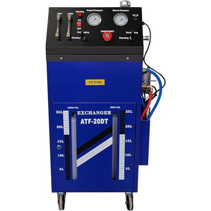 DC 12V Auto Transmission Fluid Flush Exchange Machine, Flushing Device Gear Liquid Exchanger 0-60PSI, Oil Exchange Flush Cleaning Gearbox Oil Changer for Gasoline Diesel