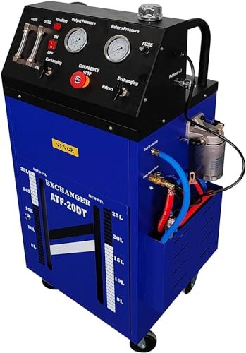 DC 12V Auto Transmission Fluid Flush Exchange Machine, Flushing Device Gear Liquid Exchanger 0-60PSI, Oil Exchange Flush Cleaning Gearbox Oil Changer for Gasoline Diesel