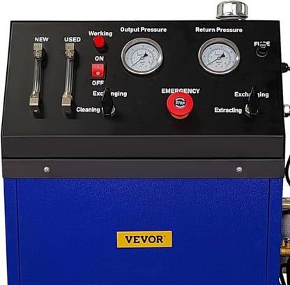 DC 12V Auto Transmission Fluid Flush Exchange Machine, Flushing Device Gear Liquid Exchanger 0-60PSI, Oil Exchange Flush Cleaning Gearbox Oil Changer for Gasoline Diesel