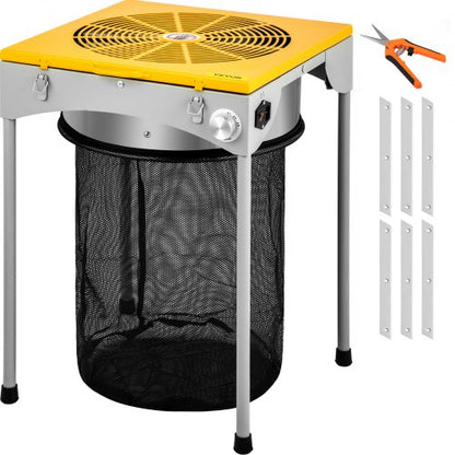 45,7 cm bordshydroponisk elektrisk bladtrimmer med 3 hastigheter och 6 extra blad