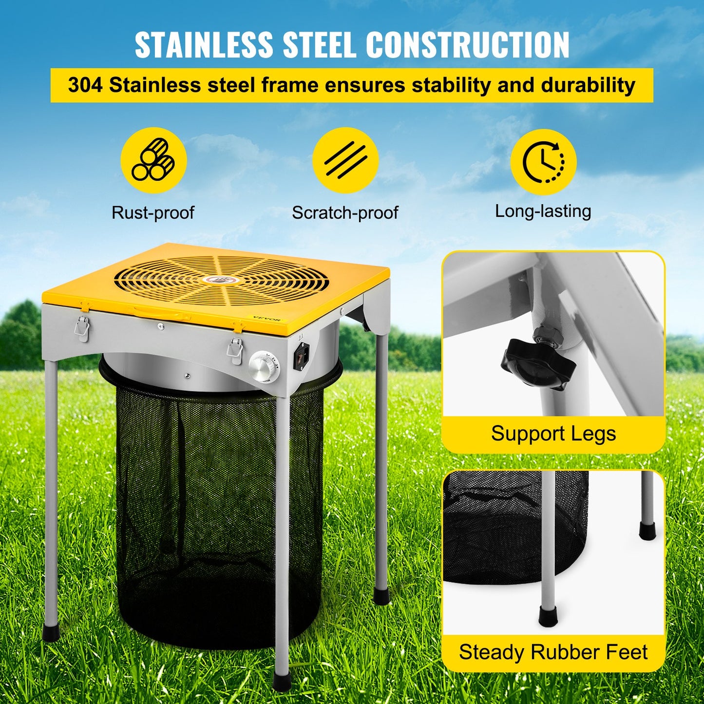 45,7 cm bordshydroponisk elektrisk bladtrimmer med 3 hastigheter och 6 extra blad