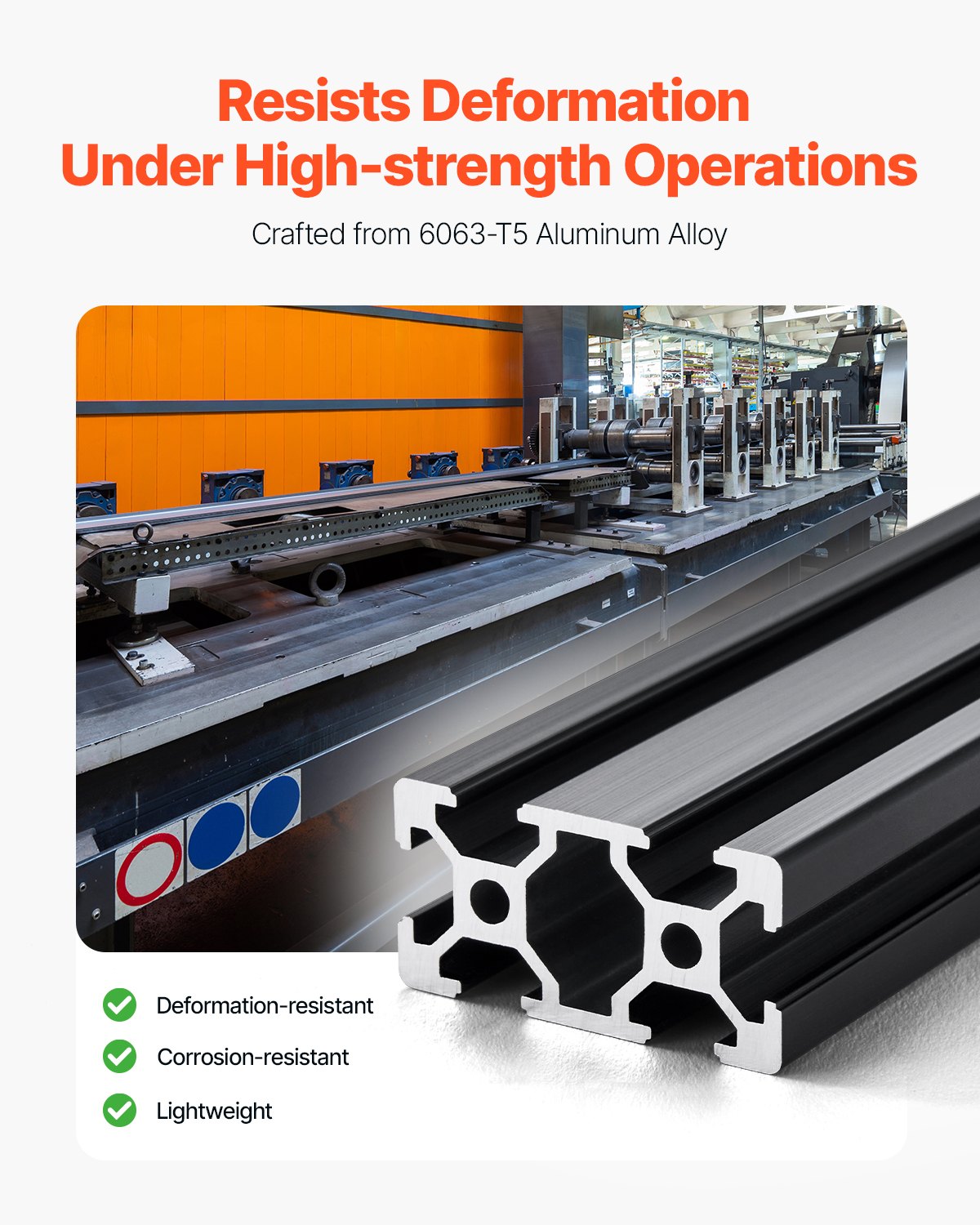 5PCS 78.7 in (2000mm) T Slot 2040 Aluminum Extrusion Profile, European Standard Anodized Linear Rail, High-Strength Extruded Aluminum Rail for 3D Printer, CNC Machine DIY, Laser Engraving, Black