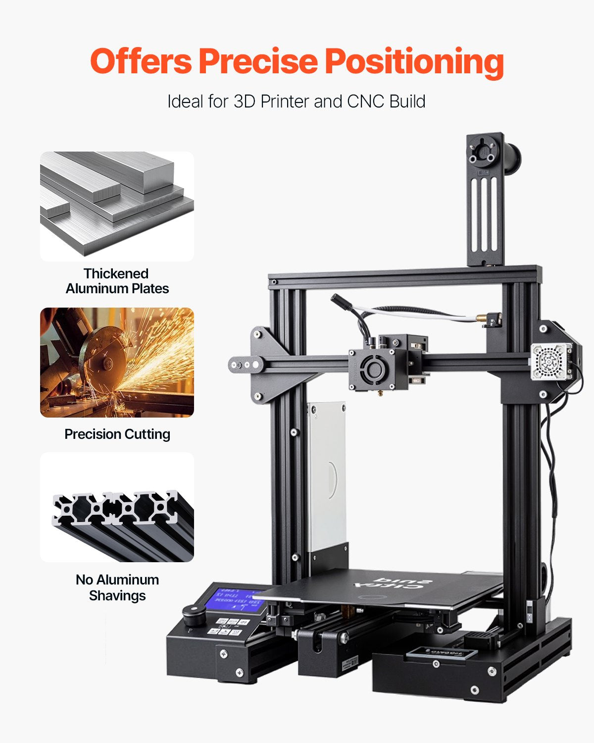 5PCS 39.4 in (1000mm) T Slot 2040 Aluminum Extrusion Profile, European Standard Anodized Linear Rail, High-Strength Extruded Aluminum Rail for 3D Printer, CNC Machine DIY, Laser Engraving, Black