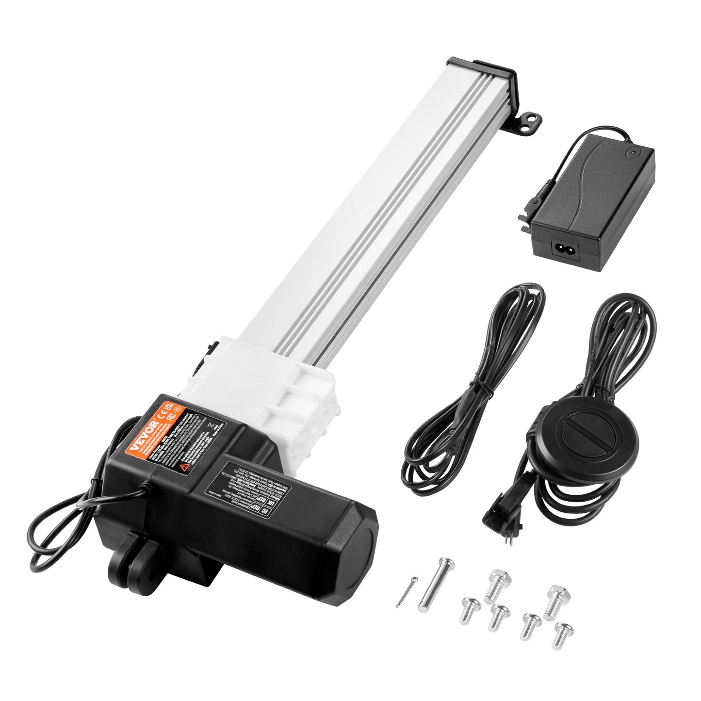 24V Linear Actuator Kit 33 cm 1.4 cm/s 99.8 kg/1000N with IP44 Protection