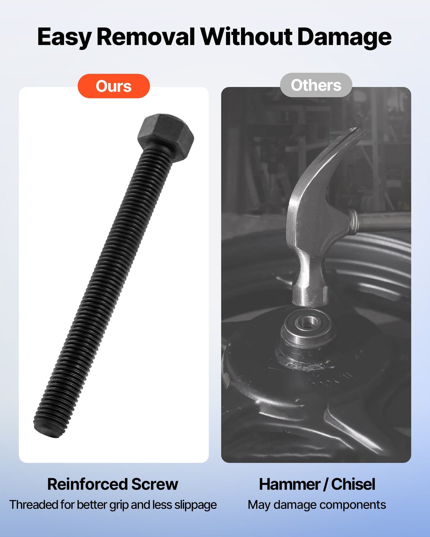 Lagerpresssats, 10+24 delar, 2-i-1 kulledspress och hjullageravdragarsats, racer- och tätningsdrivarsats med 13 bussningar, C-ram och hylsor, kraftig demonterings- och installationssats med väska