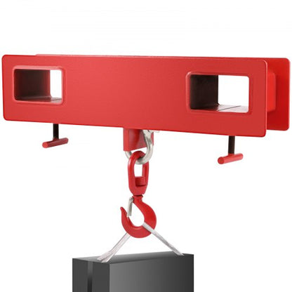 2 ton gaffeltruck lyftkrok 4000 LBS/2000 KG kapacitet lyfttruck gaffellyft svängbar krok mobilkran gaffeltrucktillbehör