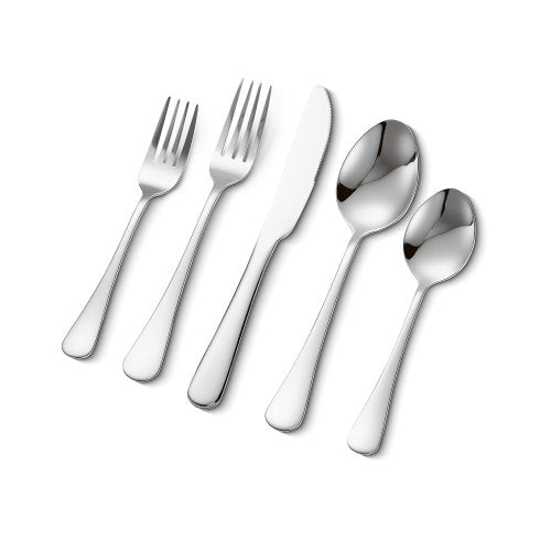 30-Piece Silverware Set, Food-Grade Stainless Steel Flatware Utensils, Mirror Finished Cutlery Set, Dishwasher Safe Eating Tableware for Kitchen Home, Service for 6, Include Knife Fork Spoon