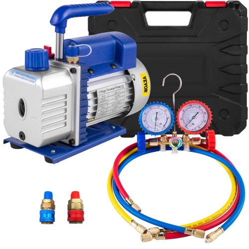 233 L/min(4CFM) 246W(1/3HP) Vacuum Pump ac vacuum pump aircon vacuum pump vacuum chamber vacuum drying pump HVAC Refrigeration R22 R12 R134A R502 Air-Condition Adapter A/C