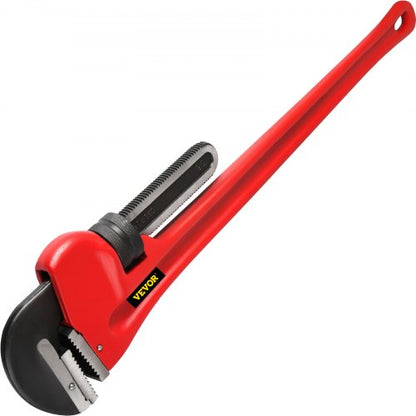 Pipe Wrench, 51 inch, Heavy Duty Cast Iron Straight Plumbing Wrench, Adjustable Plumber Tool for Sink Faucet Toilet Bowl Bathroom Kitchen Drainer Repair Installation
