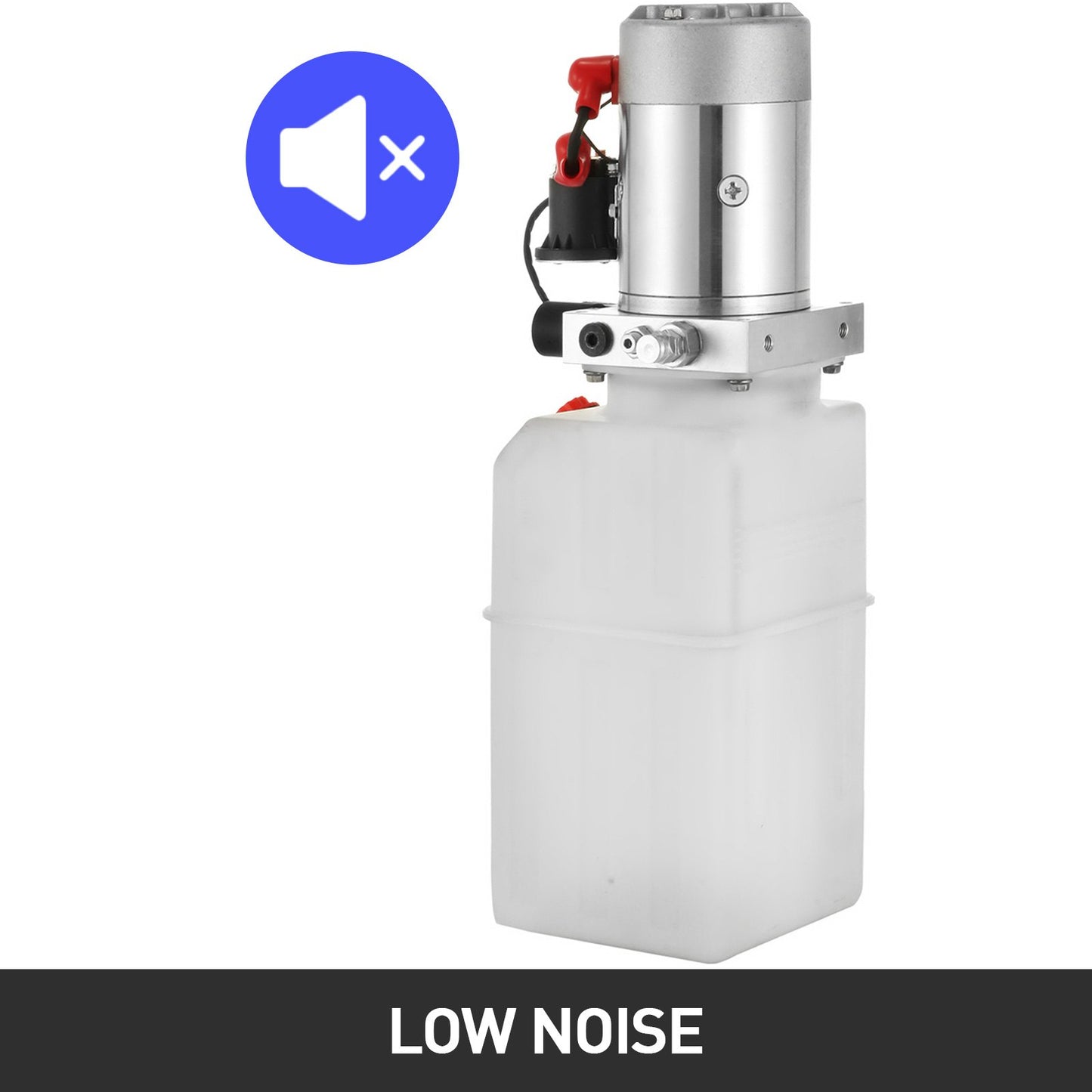 Mophorn hydraulpump 12v enkelverkande hydraulpump Hydraulpump för tippvagn Enkelverkande hydraulpump 7-liters hydraulpump Enkelverkande hydraulpump för dumper