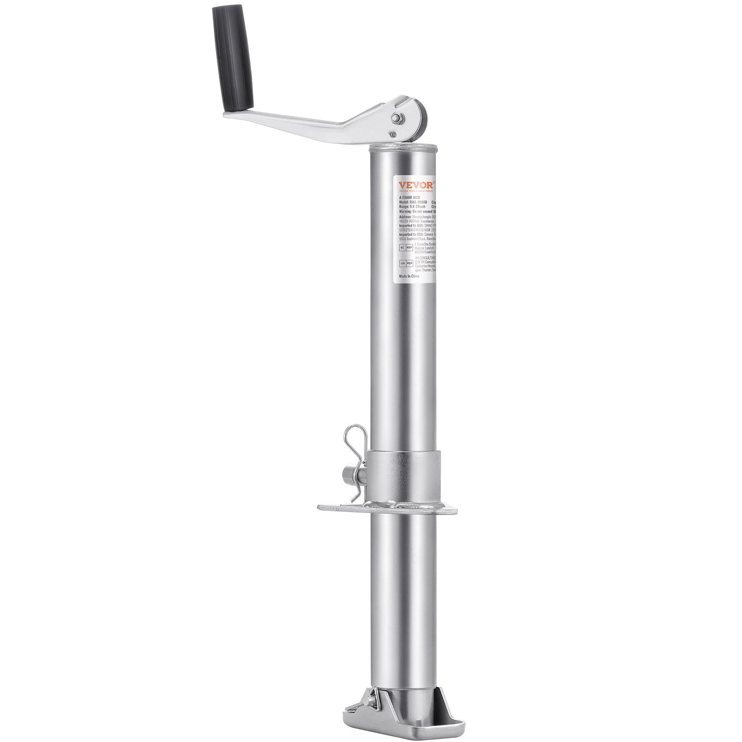 A-rams släpvagnsdomkraft Bultad släpvagnstungdomkraft 900 kg 35 cm fjädringsväg