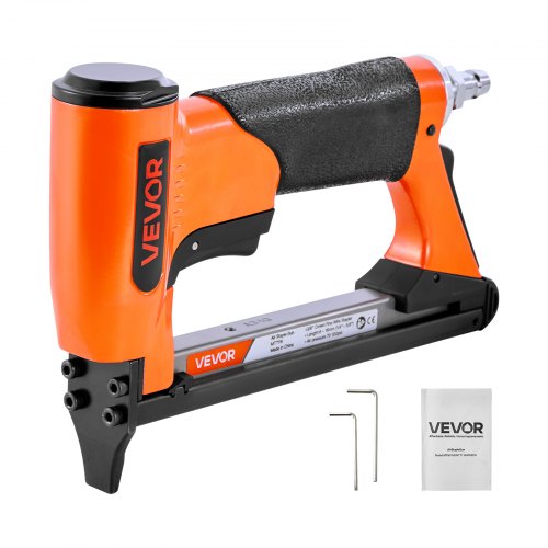 Pneumatic Staple Gun, 22 Gauge Air Upholstery Stapler for 71 Series Fine Wire Staples 9.5mm Crown 6-16mm Length, Max 180PCS Loading Air Staple Gun for Upholstering, Woodworking, DIY Projects