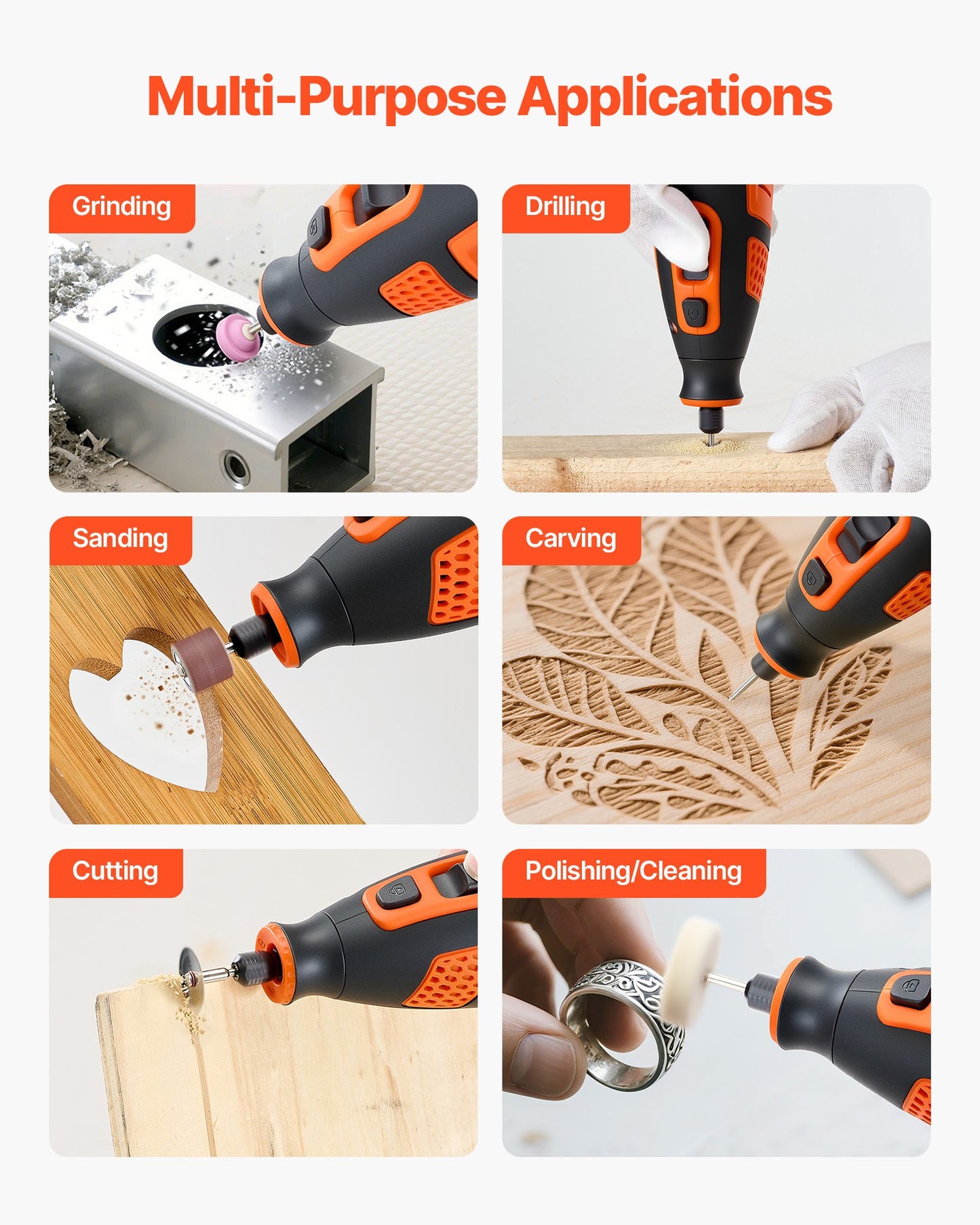 119-delars sladdlöst roterande verktygssats, DC12V bärbart mini-elroterande verktyg, 28 hastighetsnivåer 5000-32000 varv/min Multifunktionella gör-det-själv-verktyg för gravyr, slipning, polering, snidning, skärning, gör-det-själv-pyssel