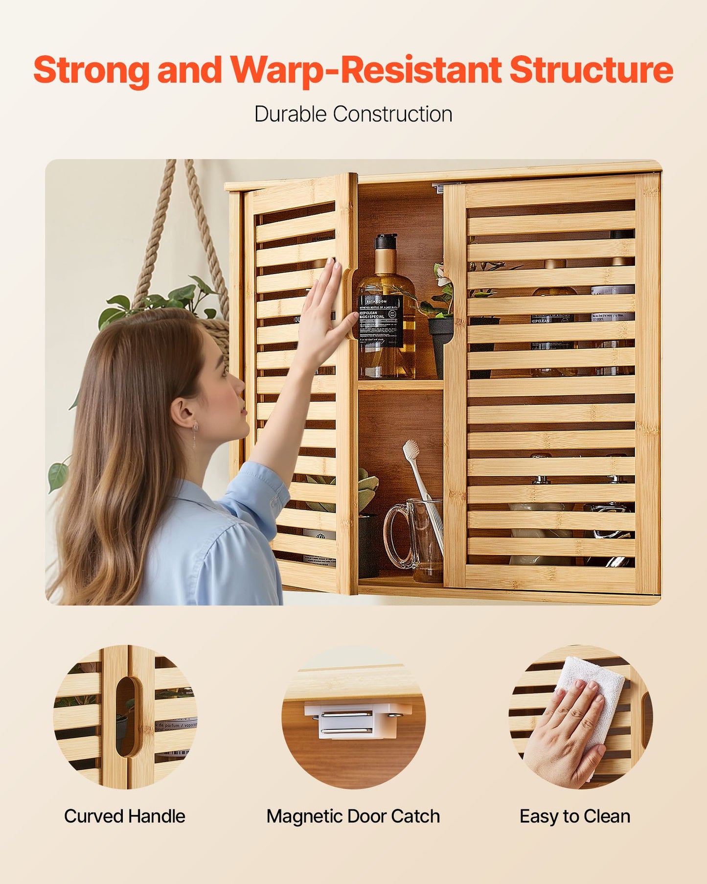 Badrumsskåp med 2 dörrar och justerbar hylla, 3 höjdnivåer, förvaring över toaletten, medicinskåp, väggmonterad, hängande organiserare med hyllor för tvättstuga, kök, toalett