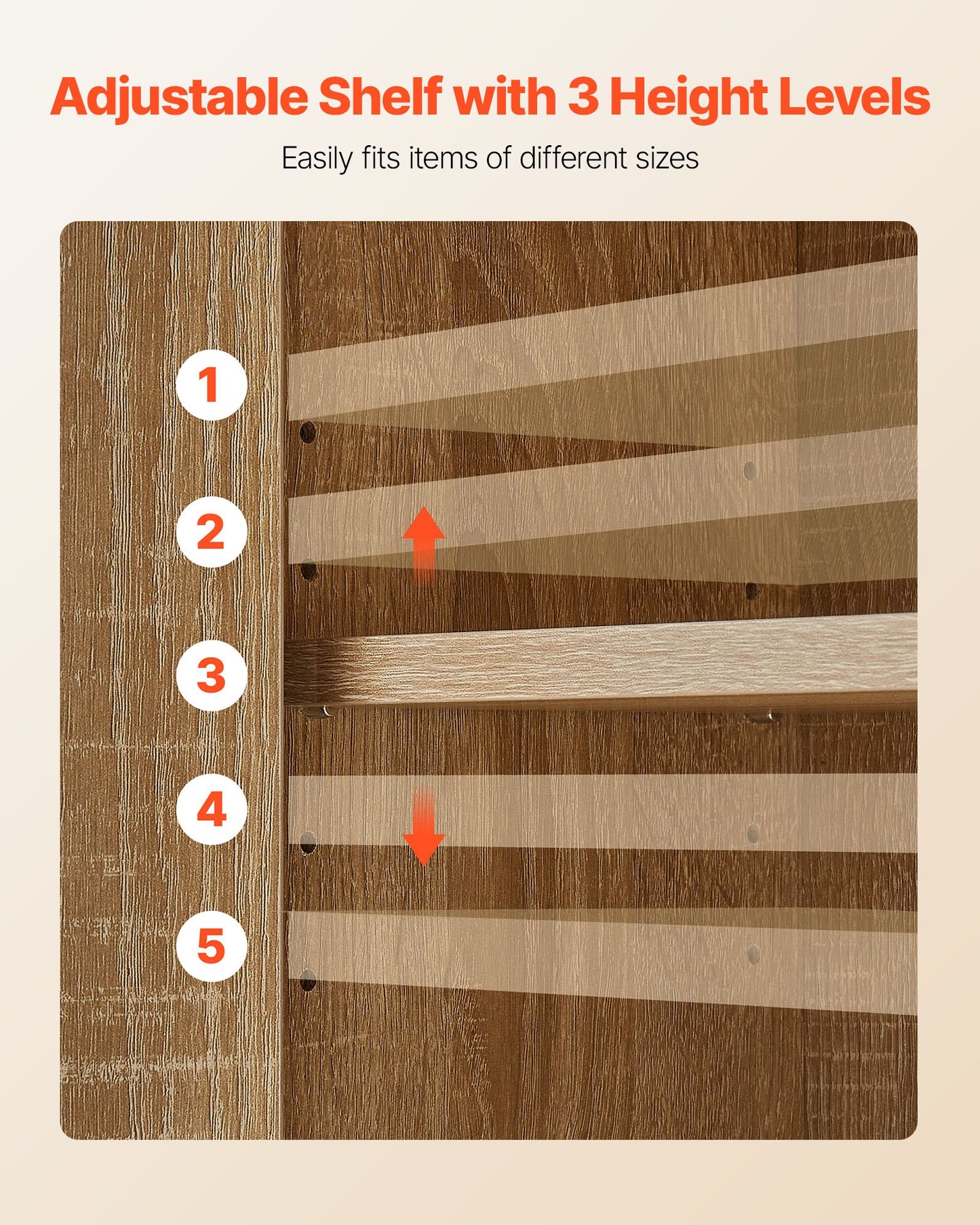 Badrumsskåp med dörr och justerbar hylla med 5 höjdnivåer, förvaring över toaletten, medicinskåp väggmonterat, hängande organisatör med hyllor för tvättstuga, kök, toalett