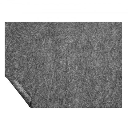 Rug Pad Without Slip Resistance, Protective Cushioning Carpet Pad, 8' x 10', 1/2"Thick, 100% Pure Polyester Felt, 7-8㎡ Premium Comfort Underfoot Carpet Padding Rug Cushion for All Floors, Gray