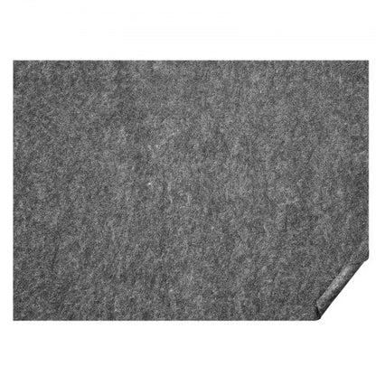 Rug Pad Without Slip Resistance, Protective Cushioning Carpet Pad, 8' x 10', 1/4"Thick, 100% Pure Polyester Felt, 7-8㎡ Premium Comfort Underfoot Carpet Padding Rug Cushion for All Floors, Gray