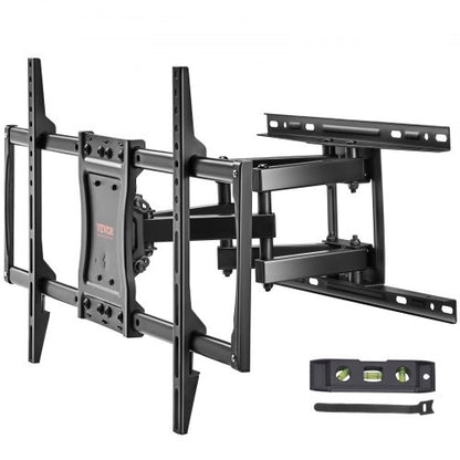 Full Motion TV Mount Fits for Most 37-75 inch TVs, Swivel Tilt Horizontal Adjustment TV Wall Mount Bracket with 4 Articulating Arms, Max VESA 600x400mm, Holds up to 132 lbs