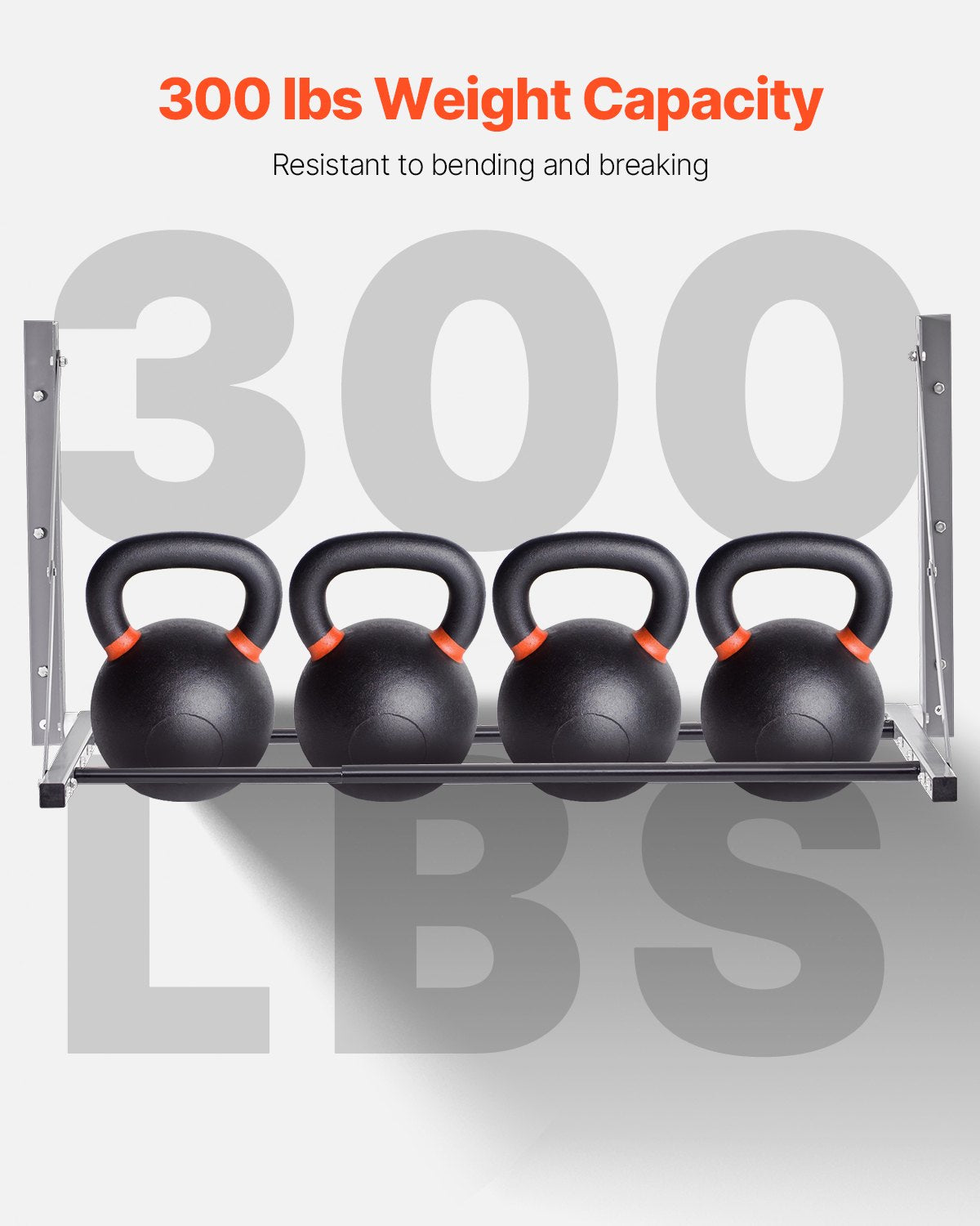 Väggmonterat hopfällbart däckställ, 32" - 48" justerbart däckställ, Q235 kraftigt ståldäckställ för R14-R20 tums standarddäck, max 300lbs lastkapacitet för garage, verkstad och reparationsverkstad