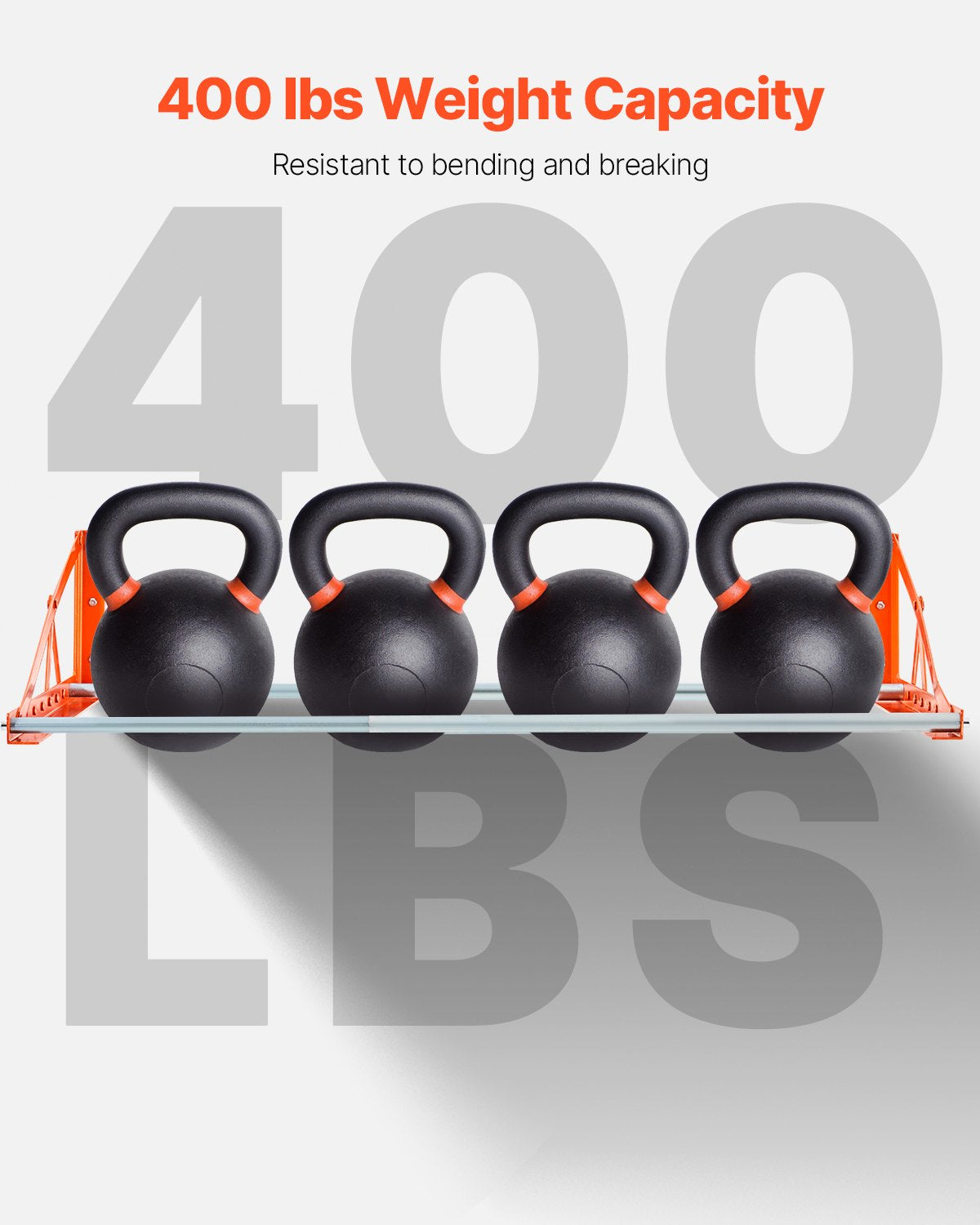 Väggmonterat däckställ, justerbart däckställ 31" - 56", kraftigt däckställ i stål Q235 för standarddäck R14-R20 tum, max 400lbs lastkapacitet, perfekt för garage, verkstad och reparationsverkstad