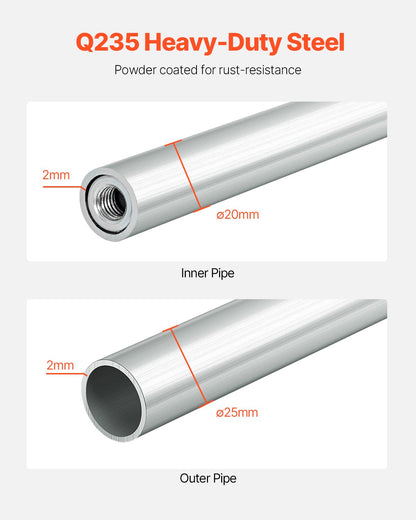 Väggmonterat däckställ, justerbart däckställ 31" - 56", kraftigt däckställ i stål Q235 för standarddäck R14-R20 tum, max 400lbs lastkapacitet, perfekt för garage, verkstad och reparationsverkstad