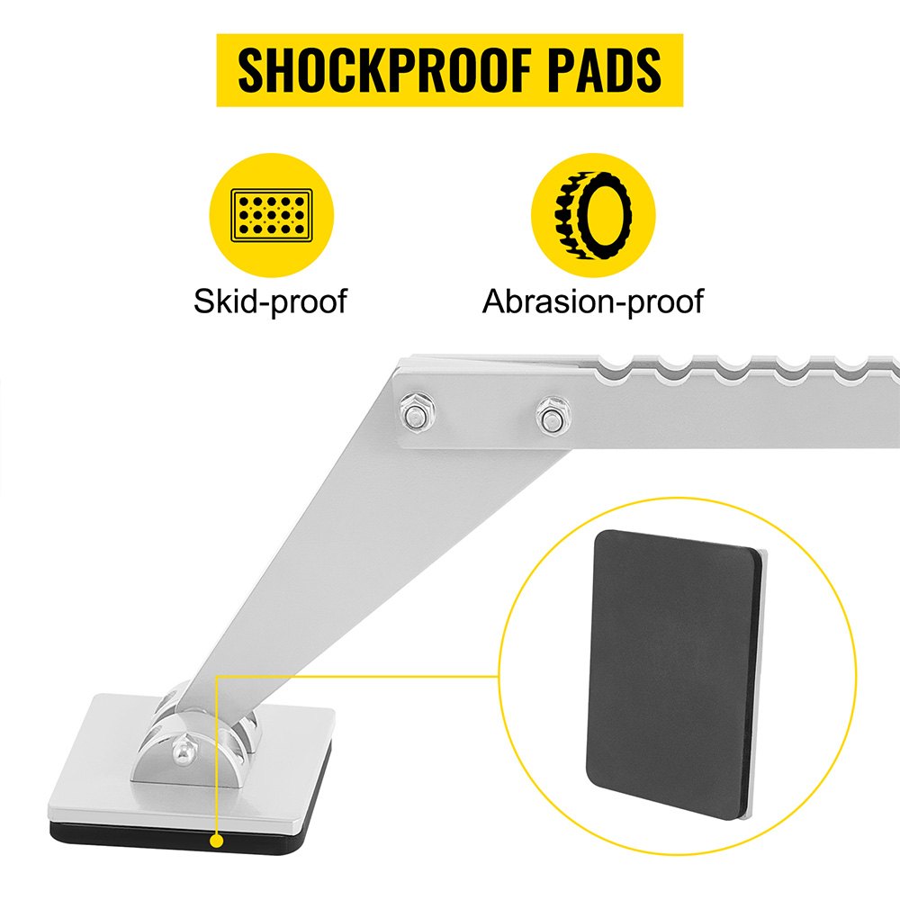 Dent Pull Lever Bar 6 Claw Hook Portable Dent Pull Bar Aluminum Alloy Dent Puller Single Leg Lifter for Car Dent Repairing