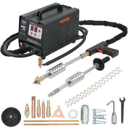 Stud Welder Dent Repair Kit, Spot Welding Machine with Slide Hammer Dent Puller, Professional Dent Removal Kit for Auto Body Dent Repair