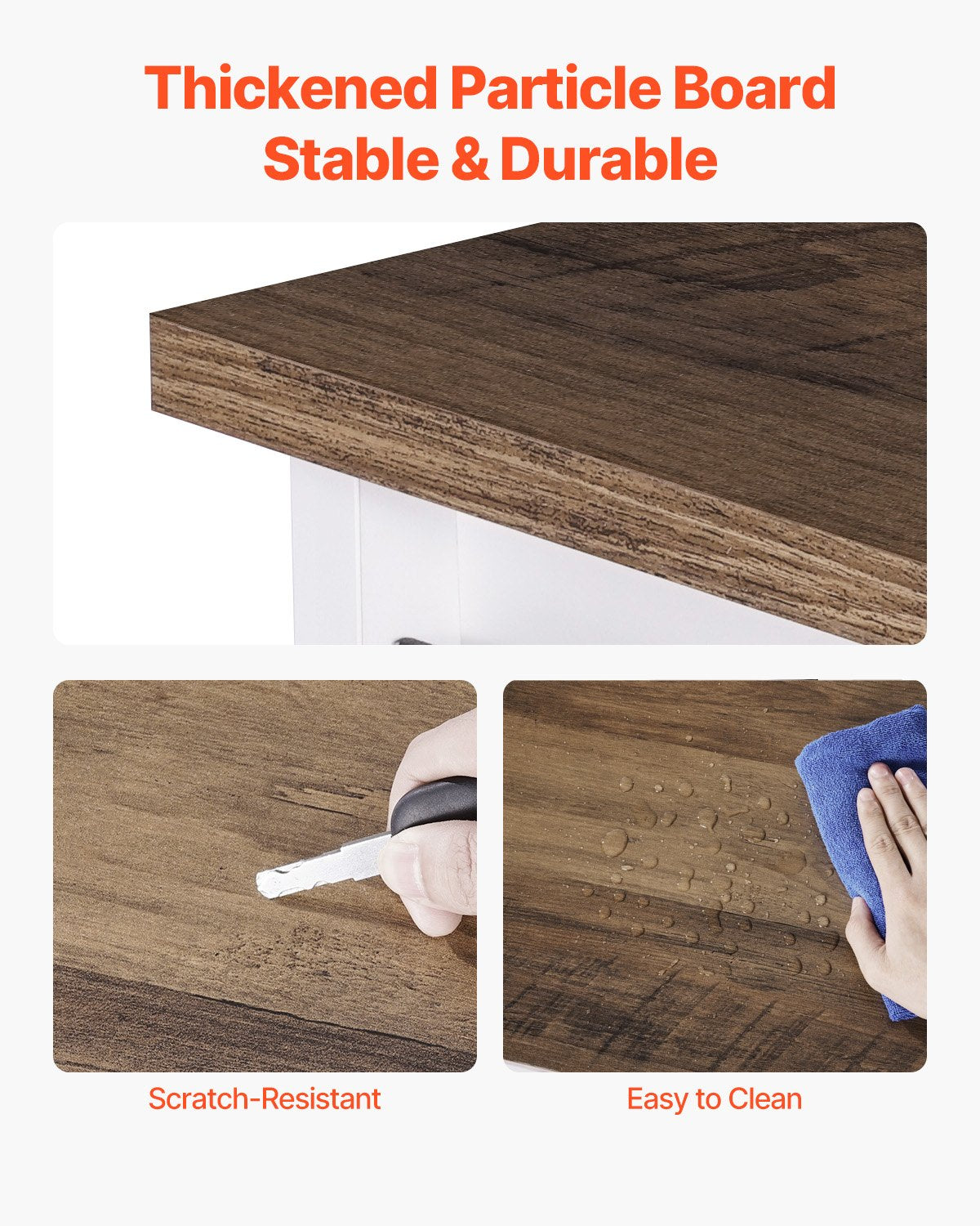 Coffee Bar Cabinet, 31.5 x 13.8 x 31.5 in Farmhouse Coffee Bar Cabinet with 3-Tier Storage, Coffee Bar Table with Barn Door, Farmhouse Sideboard Buffet Cabinet for Living Room, Entryway