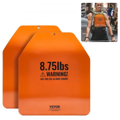 Curved Weight Vest Plates, 8.75 LB Pairs, Premium Steel Weighted plates, Contoured Ergonomic Fit – WODs, Additional Weight for Weight Vests, for Strength Training, Running, Heavy Workouts