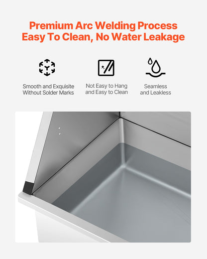 86,4 cm tvättstation i rostfritt stål för hundar, badkar för husdjur med varm- och kallvattenkran, duschmunstycke, förvaringsställ, allt-i-ett-badkar som inte böjer sig, handfat för hemmabruk, passar små katter och hundar