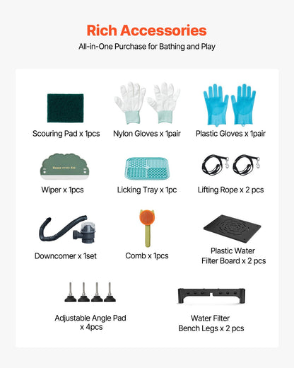 Hundtvättstation i 304 rostfritt stål, 154,9 cm trimbadkar med halkfri ramp med låg lutning, förvaringslåda, varm- och kallvattenkran, allt-i-ett-badkar för trimbutik, passar alla storlekar (vänster dörr)