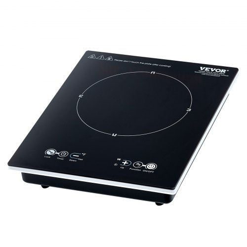 Portable Induction Cooktop, 2200W Electric Induction Burner with 11 Temperature Settings, Countertop Induction Hot Plate with 3H Timer, Child Lock, Easy to Clean, for Home Kitchen Cooking