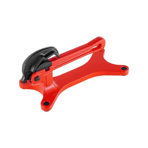 Bärbart rörskruvstycke, lätt rörskruvstycke i aluminium med klämkapacitet på 1/8" till 1-1/2", perfekt för VVS-installation, reparation och underhåll på plats